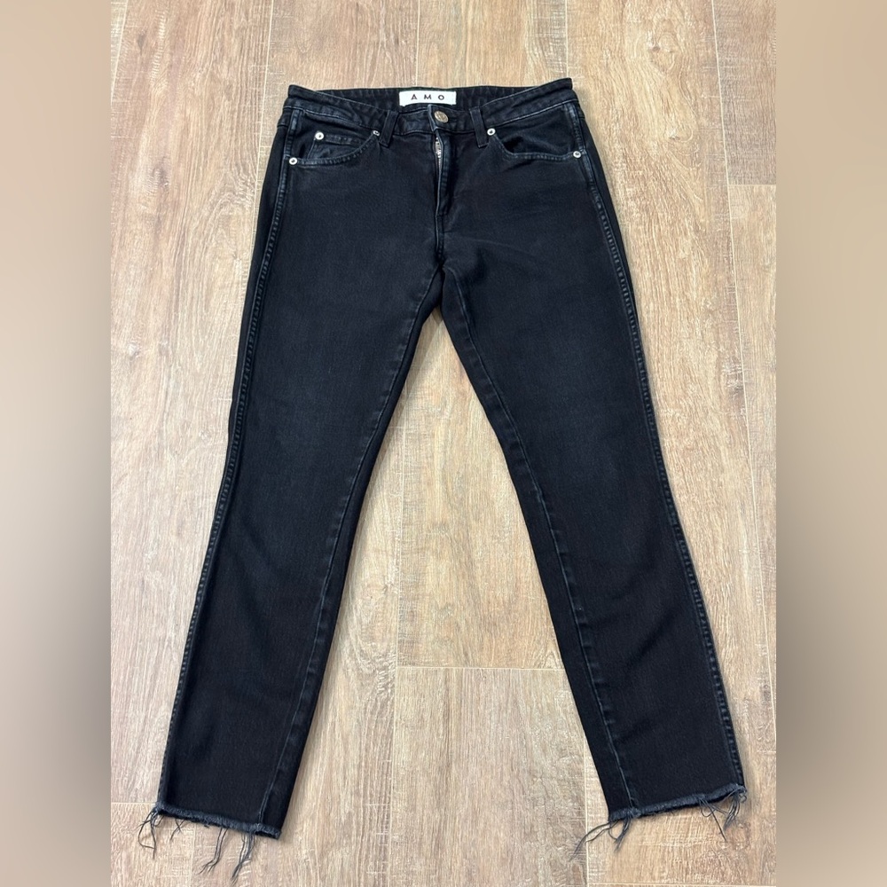 AMO Black Skinny Jeans Essential Style